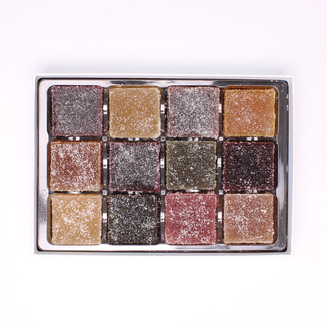Premium Gift Box of 12 Assorted Fruit Jellies - Delicious Candy Treats for Birthdays, Holidays & Party Favors