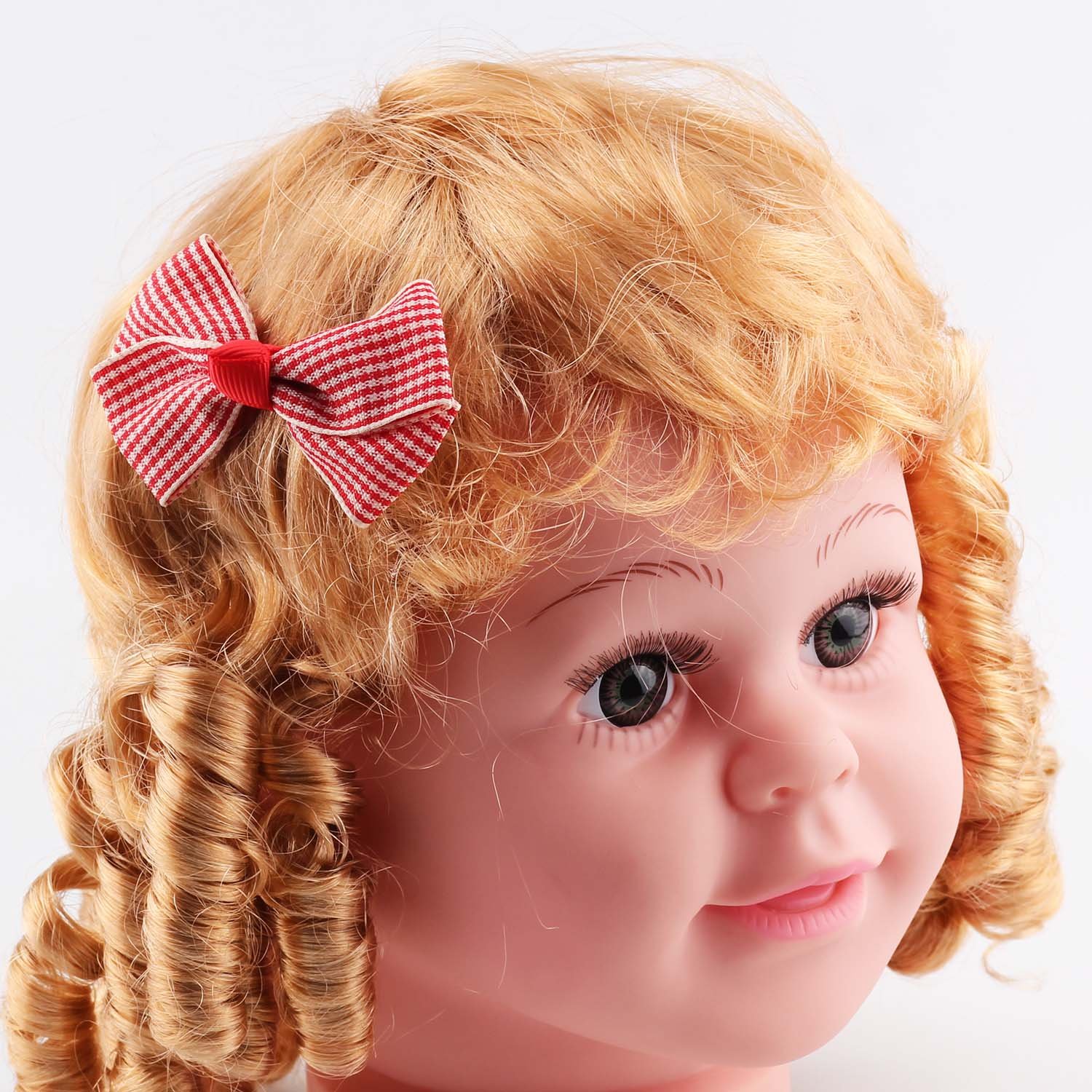 Adorable Baby Girls Hair Bow Clips & Barrettes Set with Hair Bow Holder - Perfect for Toddler Outfits, Birthday Parties & Photo Shoots