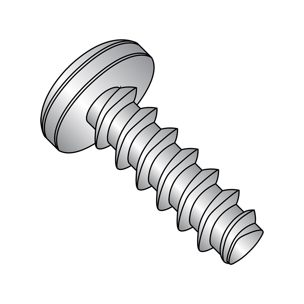 18-8 Stainless Steel Thread Rolling Screw for Plastic - Pan Head Phillips Drive #6-19 (5/8