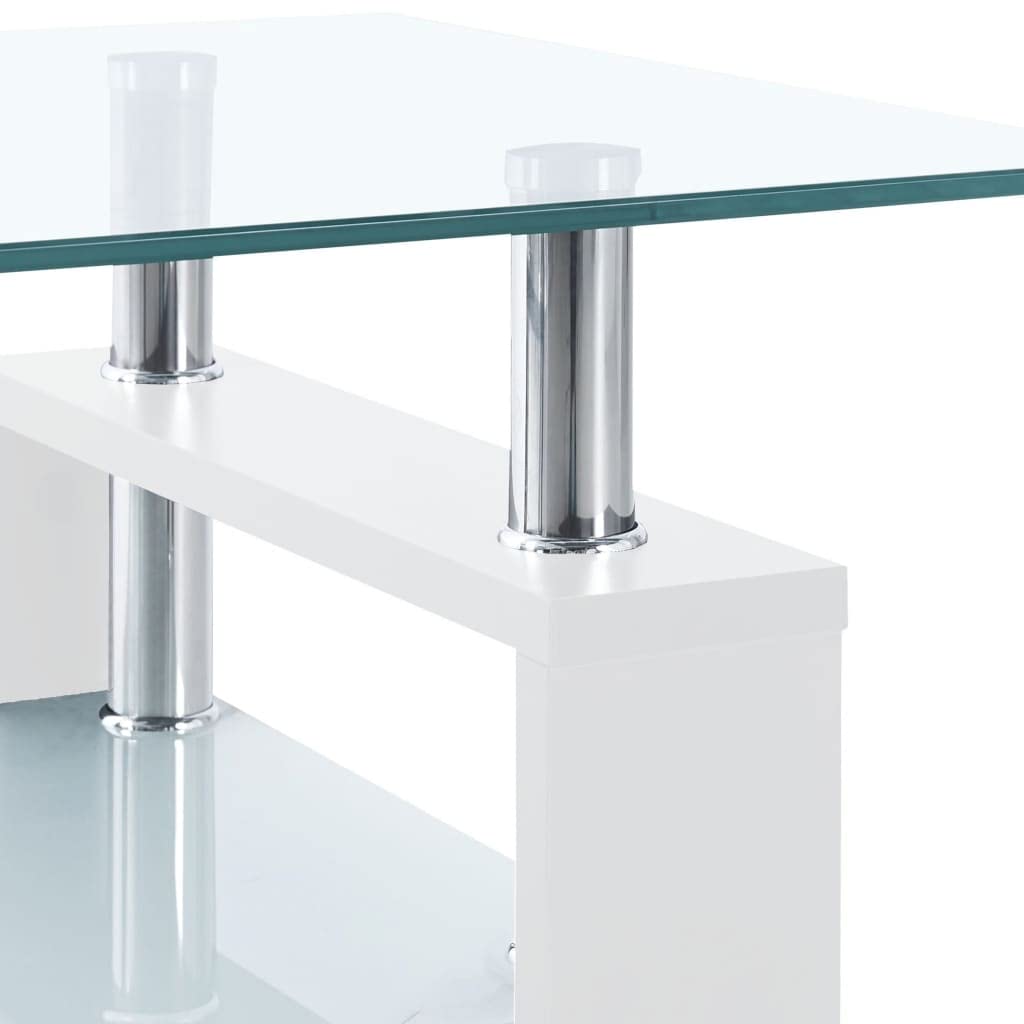 Modern Glass Coffee Table - 37.4