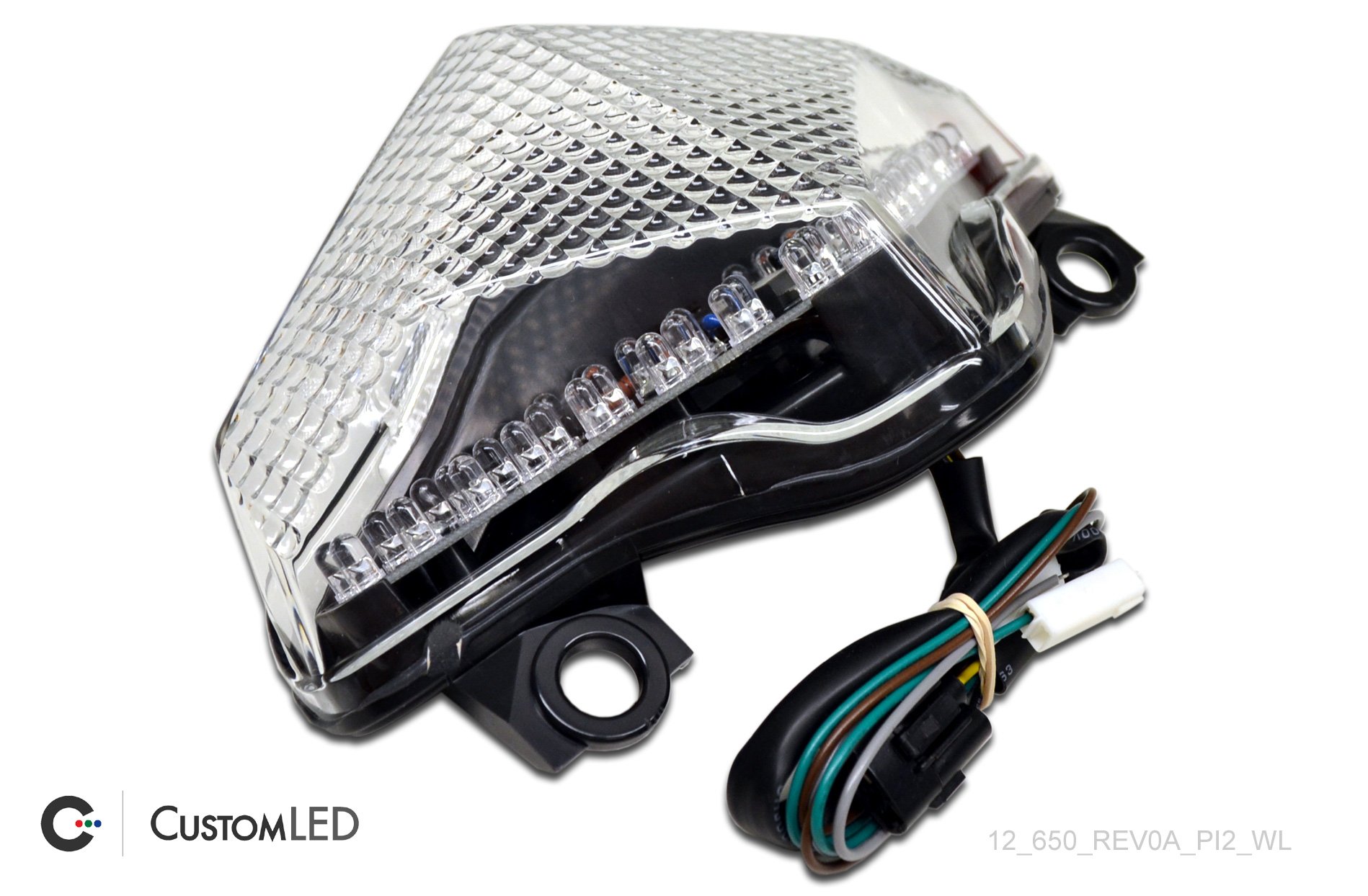 Blaster-X Integrated LED Tail Light for 2012-2016 Kawasaki Ninja 650 | High Visibility Brake Light | Easy Installation | Perfect for Night Riding & Custom Motorcycle Upgrades