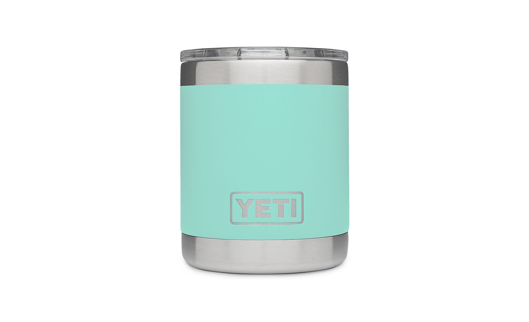 Yeti Rambler 10 oz Lowball Tumbler - Insulated Stainless Steel Cup for Coffee, Tea & Cocktails - Perfect for Home, Office & Outdoor Use - Seafoam Green