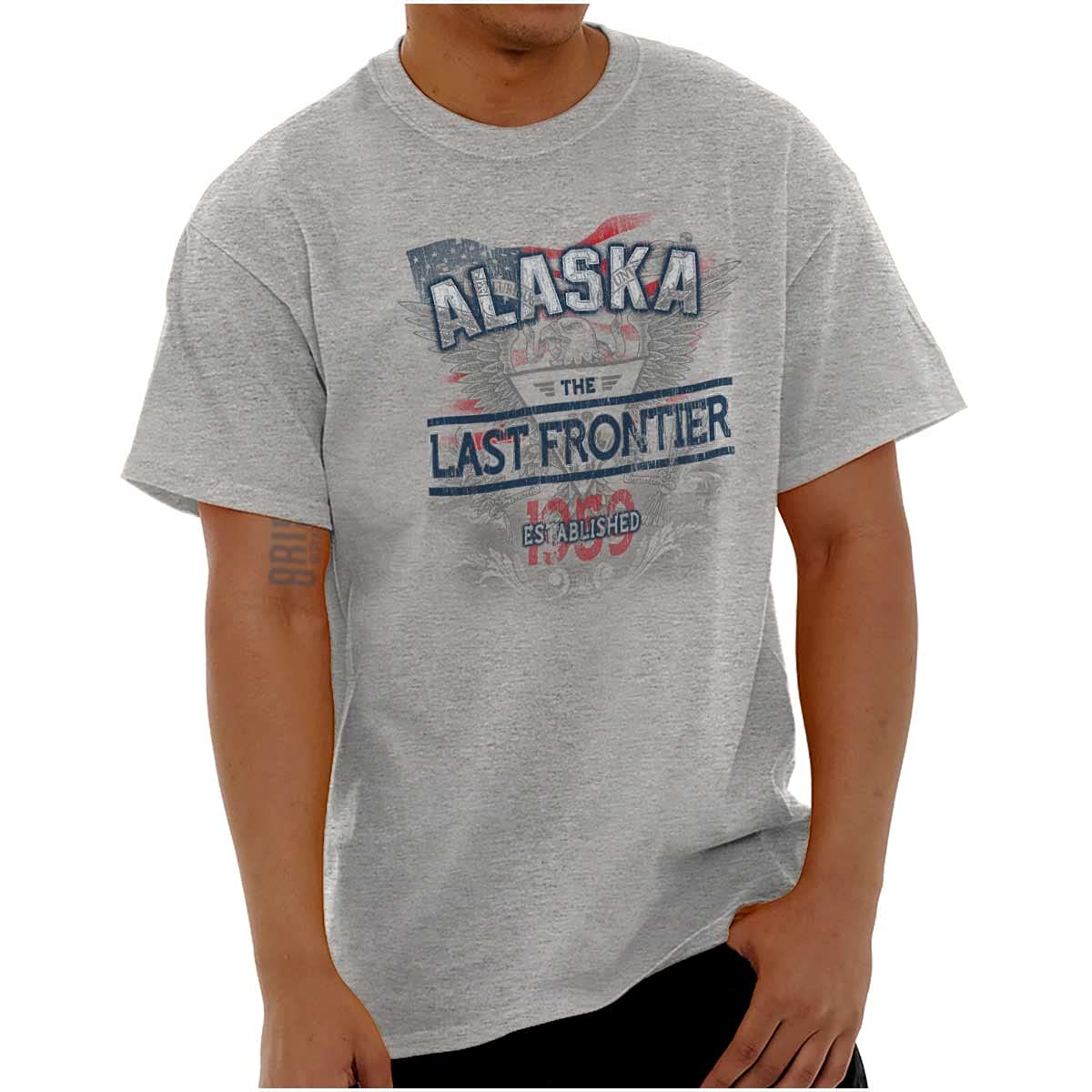 Alaska USA Motto Graphic T-Shirt for Men & Women - Casual Wear, Travel & Outdoor Activities