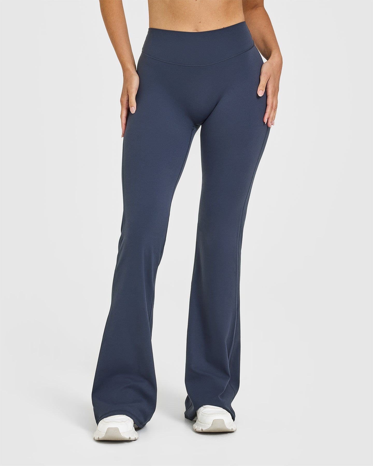 SoftMotion™ Flared Yoga Pants for Women - True Blue High Waist Bootcut Leggings | Perfect for Yoga, Gym Workouts & Casual Wear