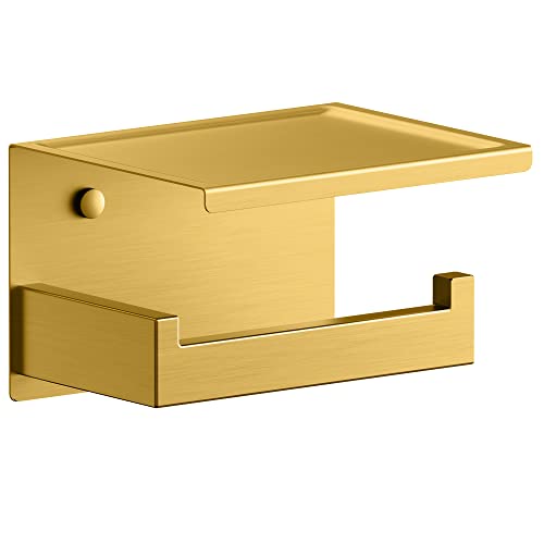 Brushed Brass With Shelf