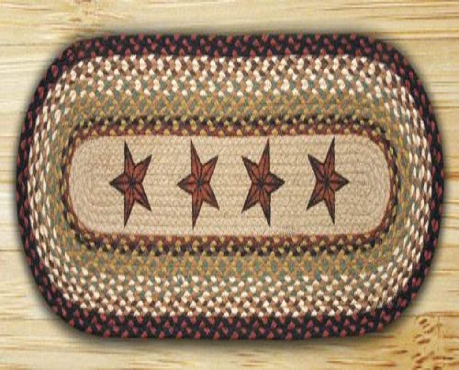 Premium Earth Rugs - 2 x 8 Feet Burgundy & Mustard Handwoven Runner Rug - Perfect for Hallways, Entryways & Boho Home Decor