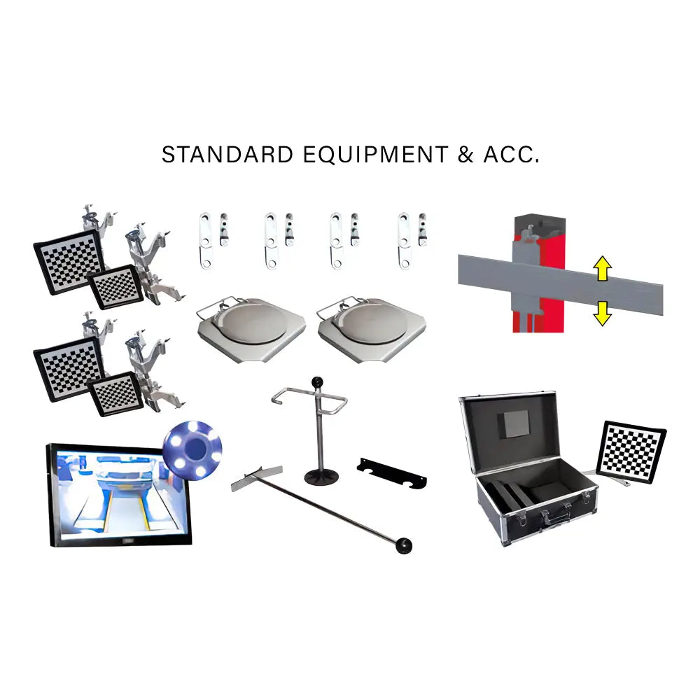 Corghi Exact Linear Camera Wheel Alignment System 0 34102601/00 | Professional Auto Repair Shop Equipment for Precise Wheel Alignment