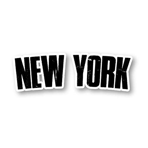 New York City Skyline Stickers - Waterproof Vinyl Decals for Laptop, Phone, Tablet - 5 Inch Removable Decorative Stickers (S1093) - Perfect for Travel Lovers & Urban Decor Enthusiasts