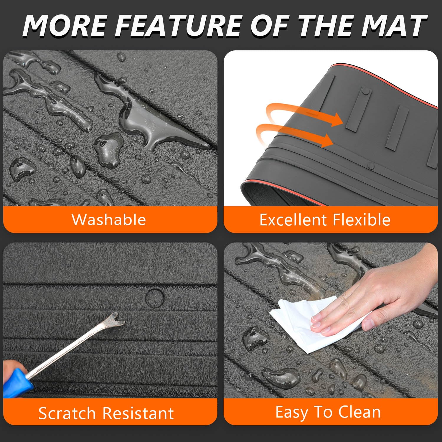 2022-2025 Nissan Frontier Truck Bed Mat & Tailgate Liner Set - Heavy Duty Custom Fit Floor Mats for 5FT Bed | All-Weather Protection, Non-Slip Design | Perfect for Hauling, Camping & Off-Road Adventures