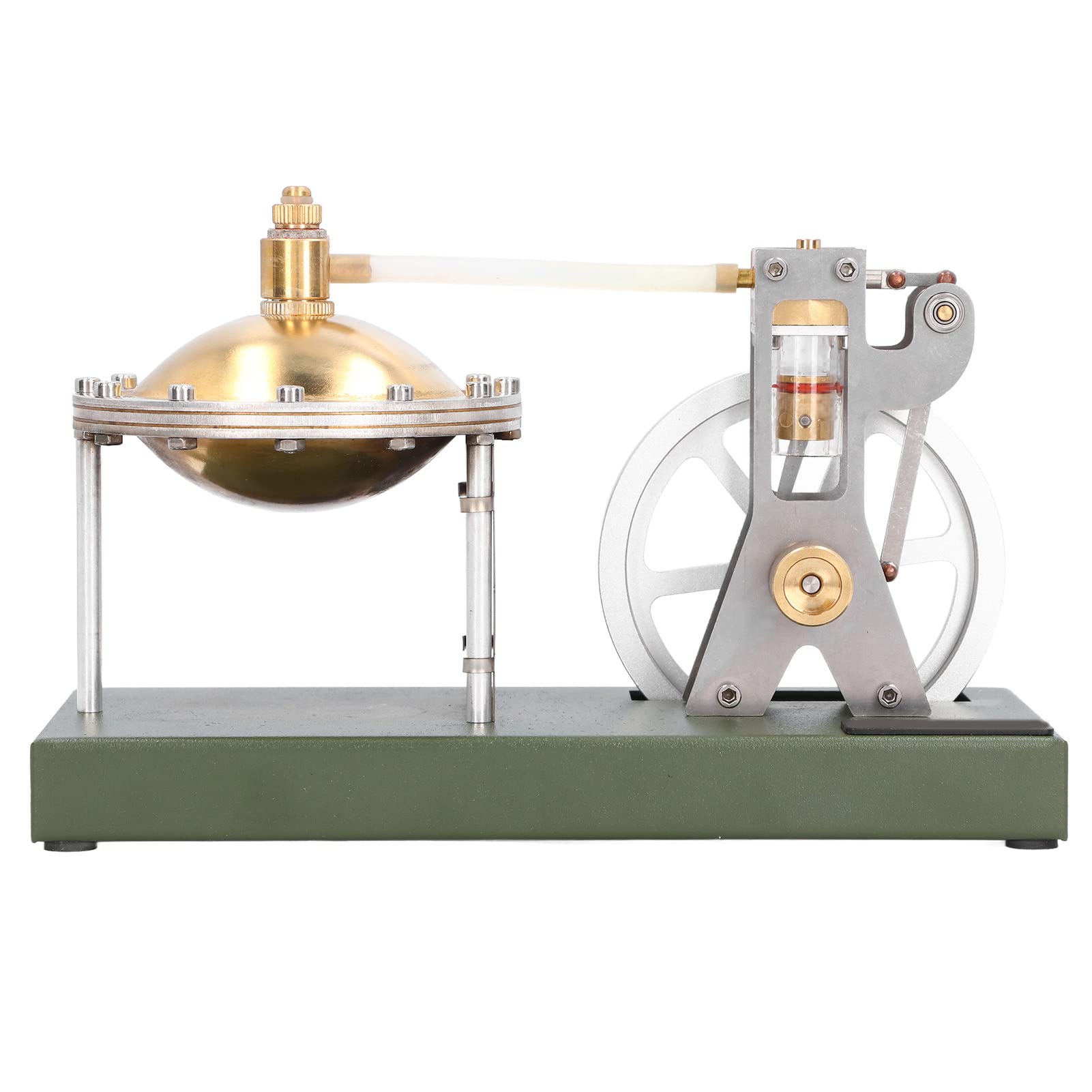 Jopwkuin Kids Educational Toy - Transparent Steam Engine Model for STEM Learning, Rustproof Stainless Steel Design to Stimulate Creativity - Perfect for Classroom Presentations & Science Experiments