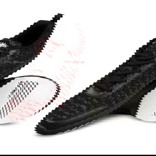 KR Strikeforce Flyer Mesh Lite Black/Cardinal Men's Bowling Shoes - Lightweight & Breathable for Competitive Bowling & League Play