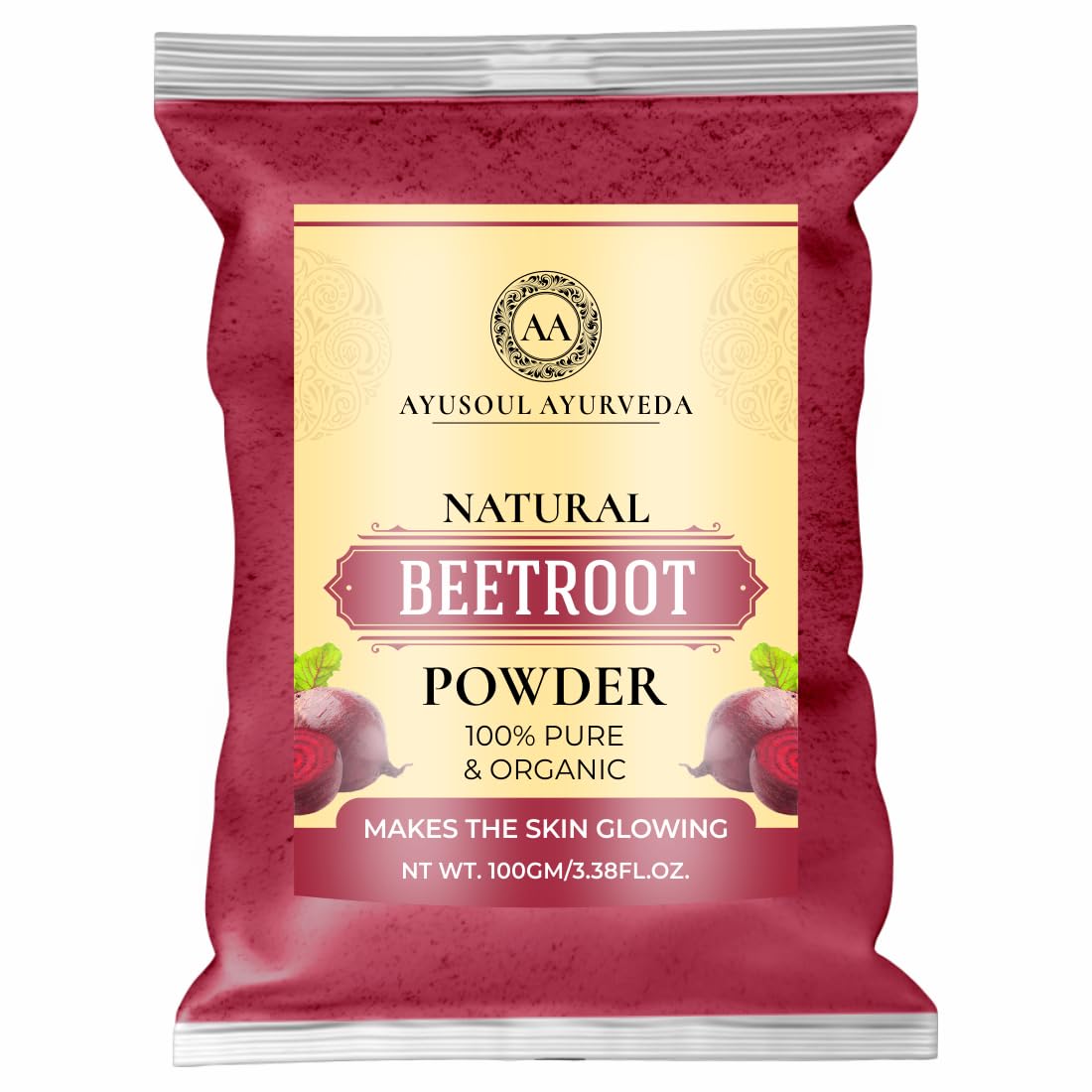 **Earth Science Ayurveda Ayusoul Beetroot Powder 100Gm & Rose Water 120Ml Combo for Face & Skin Glow – 100% Natural (2-Piece Set) – Perfect for DIY Skincare & Natural Beauty Routines**