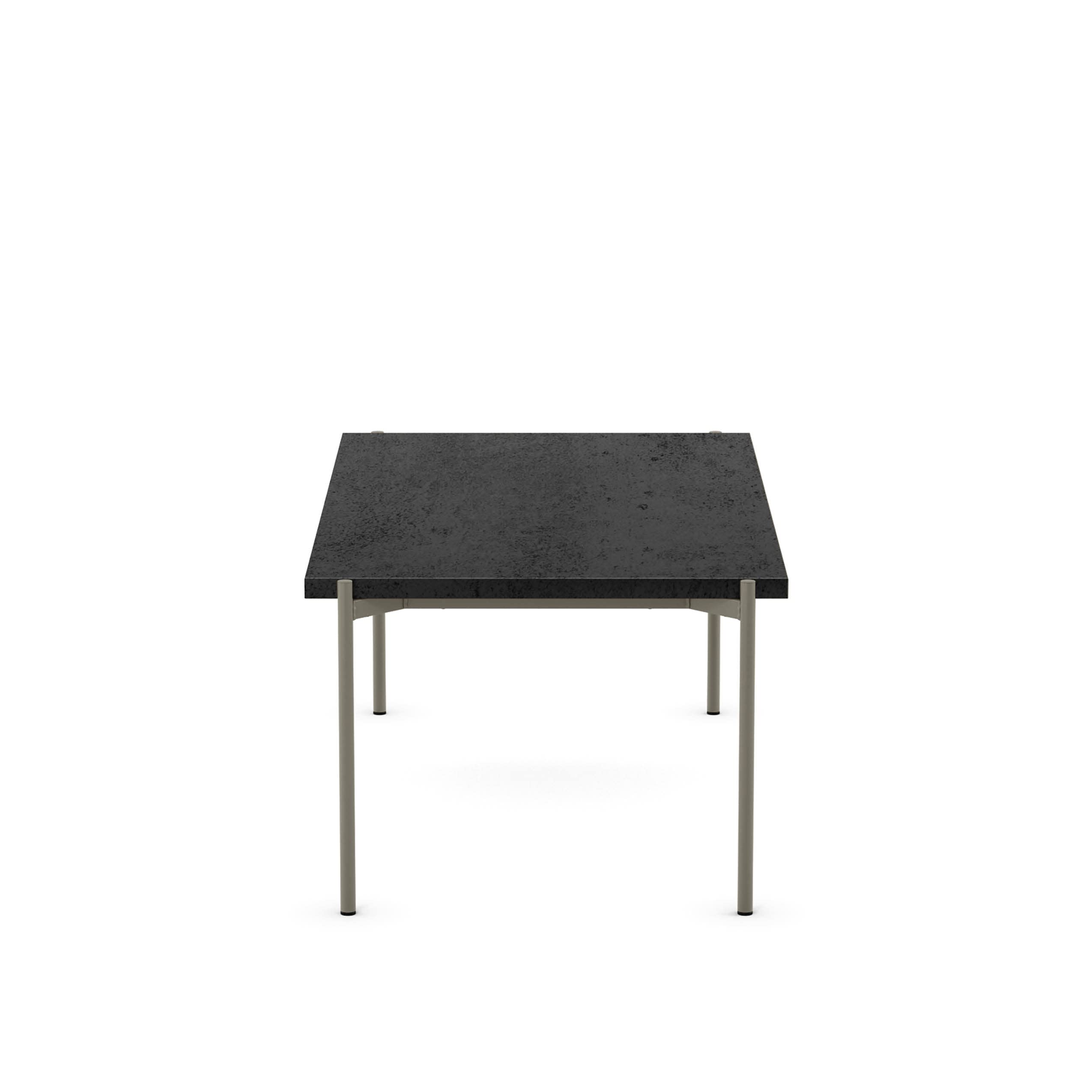 Amisco Drew 24x41 Rectangle Coffee Table - Basalt Grey Metal for Living Room