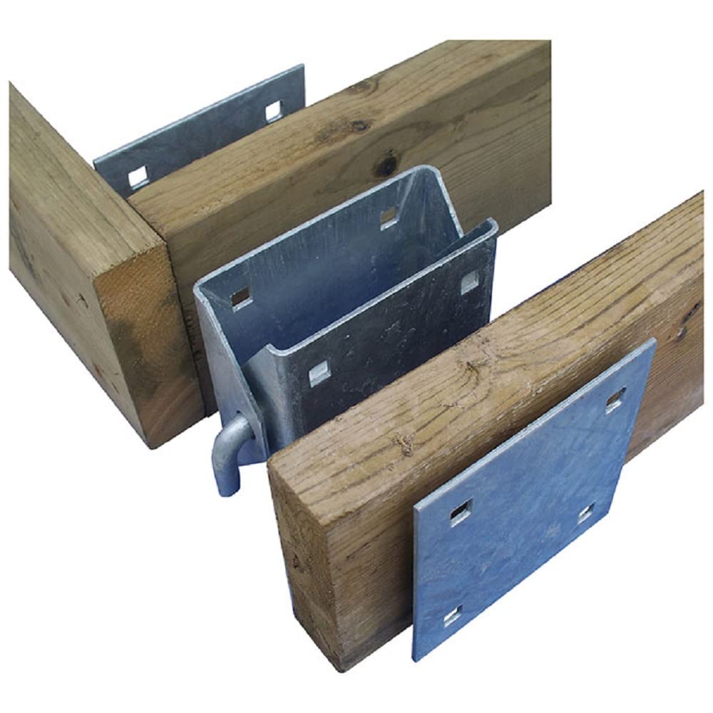 Howell Dock Hardware Stationary Side Leg Holder - Heavy Duty Marine Boat Dock Accessories for Secure Mooring & Docking (Perfect for Piers, Marinas & Waterfront Properties)