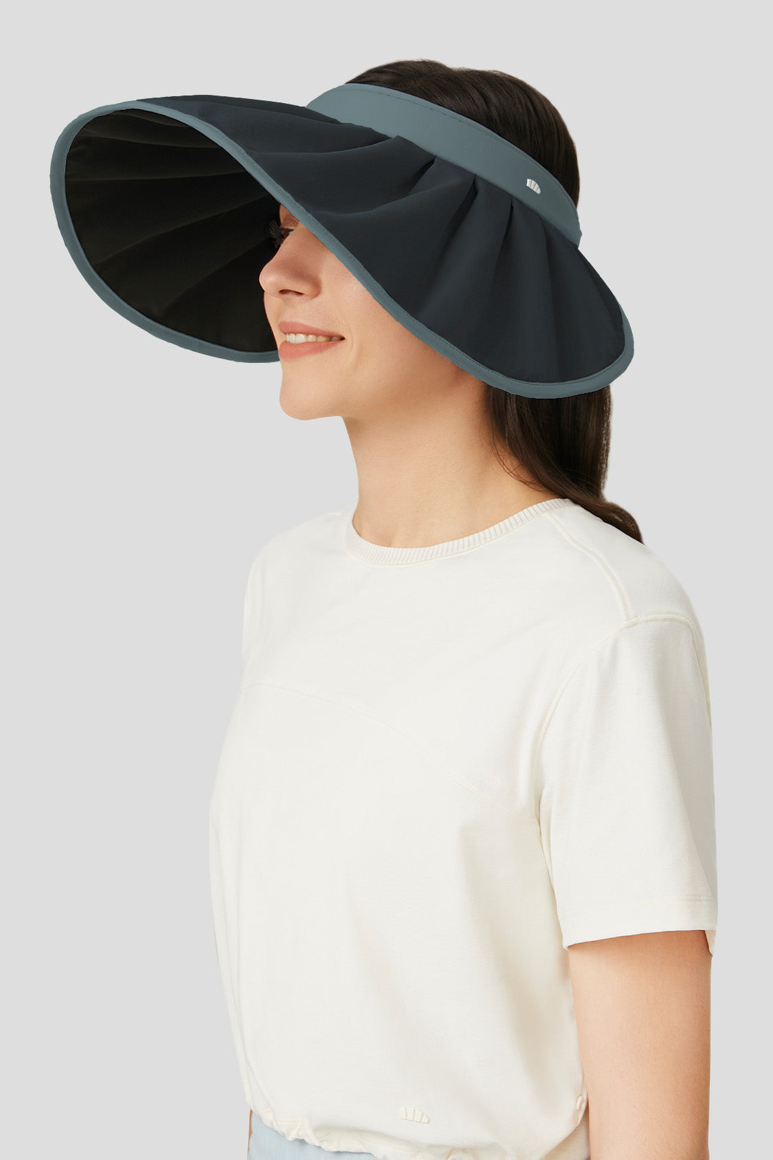 Yuni Women's UPF50+ Sun Hat - Wide Brim Shell Beach Hat for Summer Outdoor Activities, Travel, and Gardening