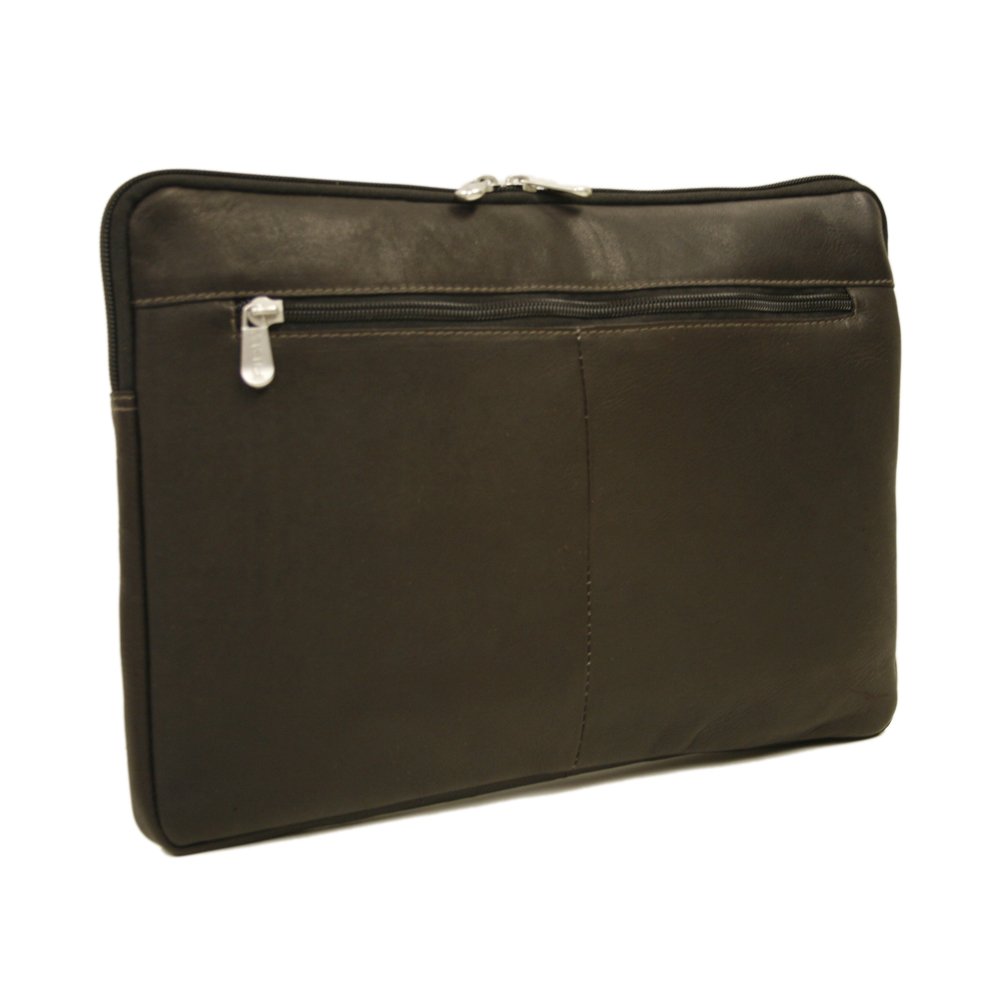 17 Inch Laptop Sleeve with Zipper - Chocolate Brown Neoprene Case for MacBook Pro/Air, Dell, HP - Perfect for Office, School & Travel Protection
