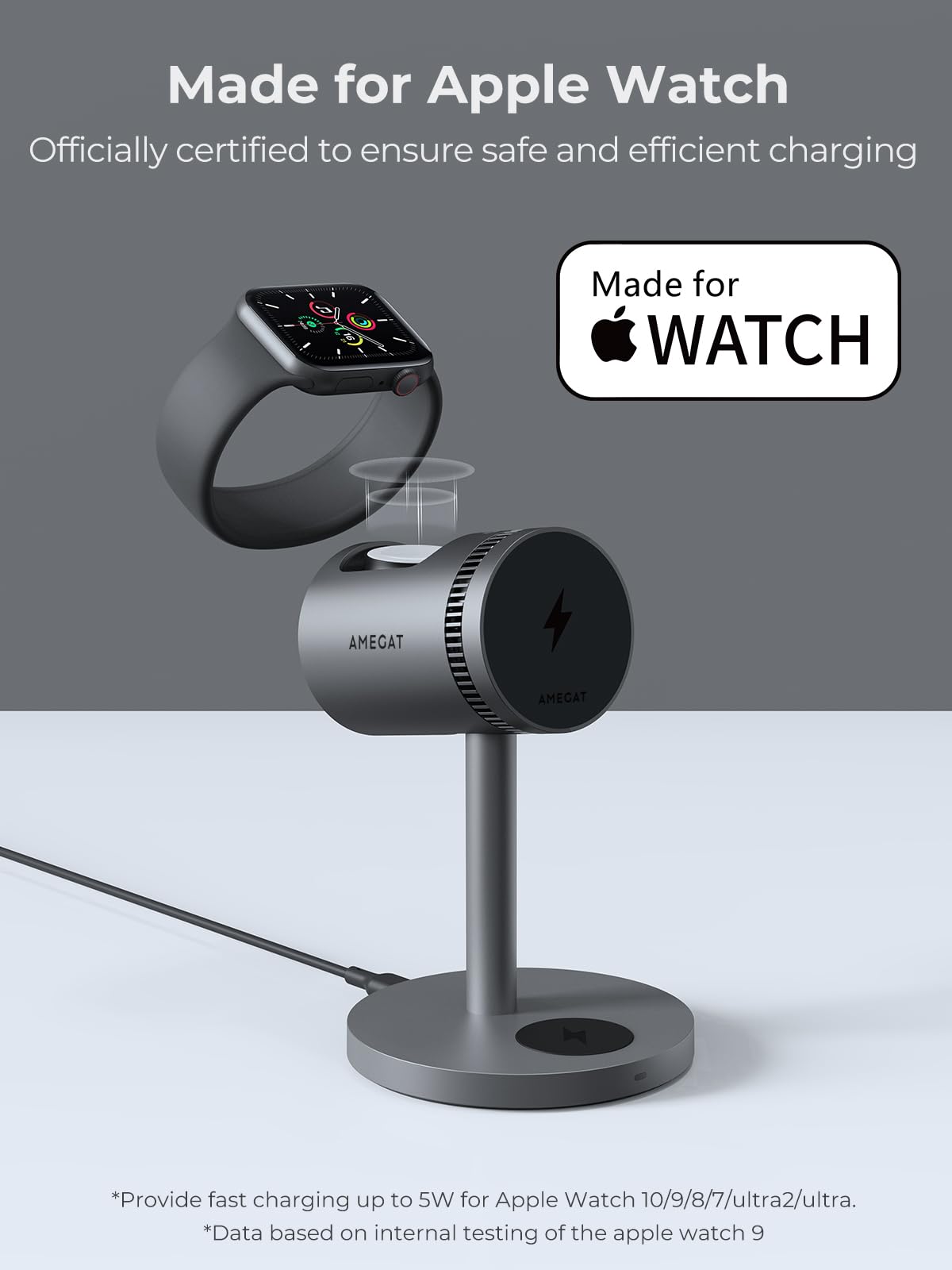 3 in 1 Magnetic Wireless Charging Station - 15W Fast Qi2 Certified Charger with Phone Cooler & 45W PD Adapter - Compatible with iPhone 16/15/14/13/12, Apple Watch & AirPods - Perfect for Home, Office & Travel Charging Needs