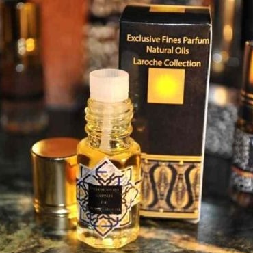 Egyptian Musk White 3ml Perfume Oil - Soft & Sensual Unisex Fragrance with Rose by Sharif Laroche's Collection | Perfect for Date Nights, Romantic Occasions & Daily Wear