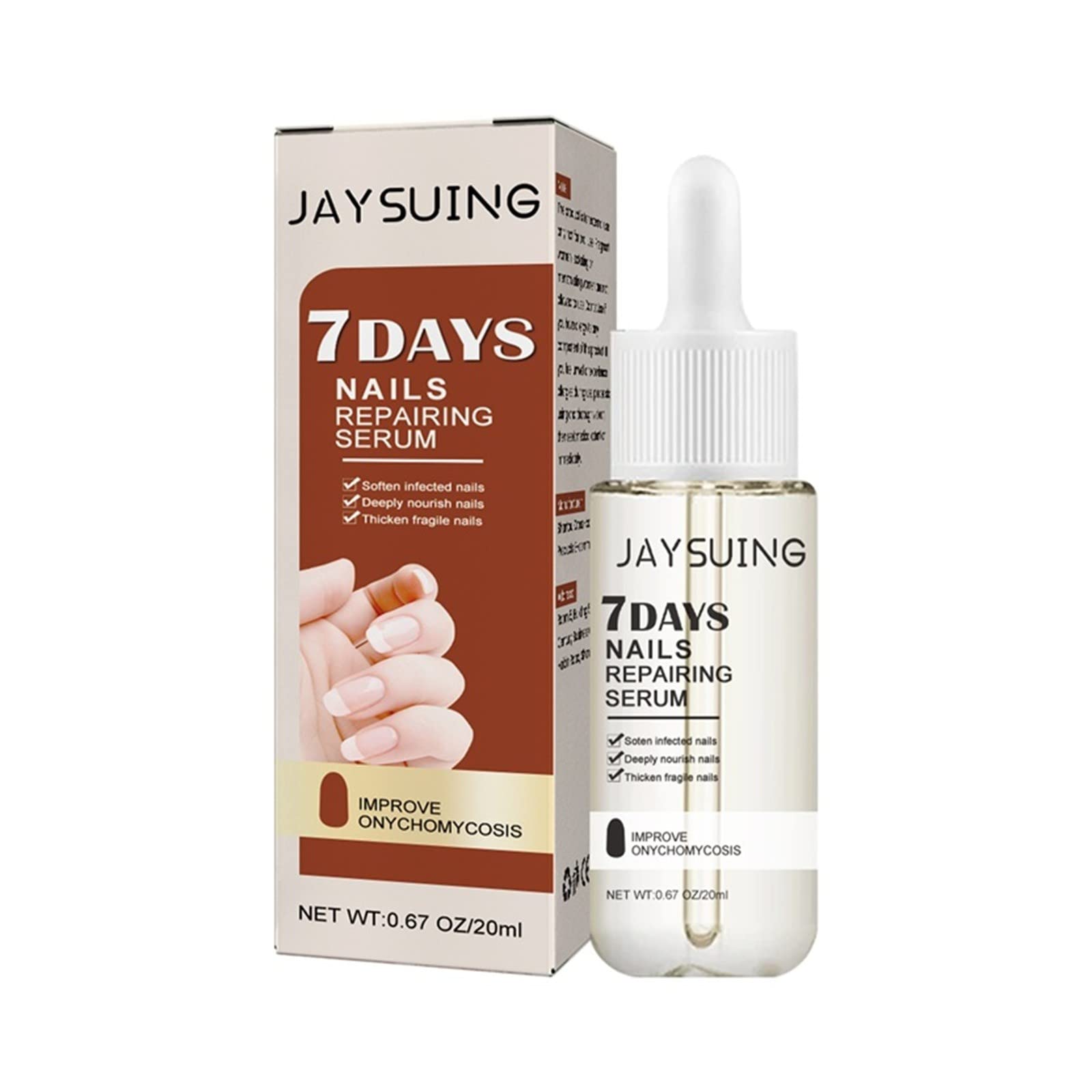 7 Days Fast Nail Growth & Strengthening Serum - Natural Nail Repair Treatment for Weak, Brittle & Damaged Nails - Nourishing Cuticle Care Solution for Stronger, Healthier Nails - Perfect for Manicures, Nail Care Routine & Salon-Quality Results at Home
