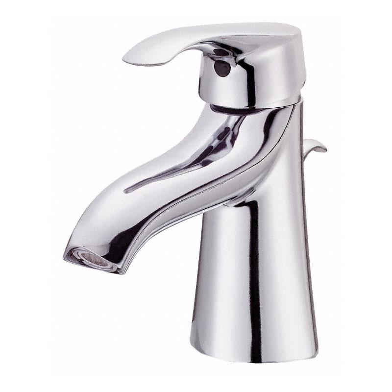 Danze Corsair Chrome Single Handle Bathroom Sink Faucet - Modern 1 Lever Waterfall Design for Vanity, Powder Room & Guest Bath Installation