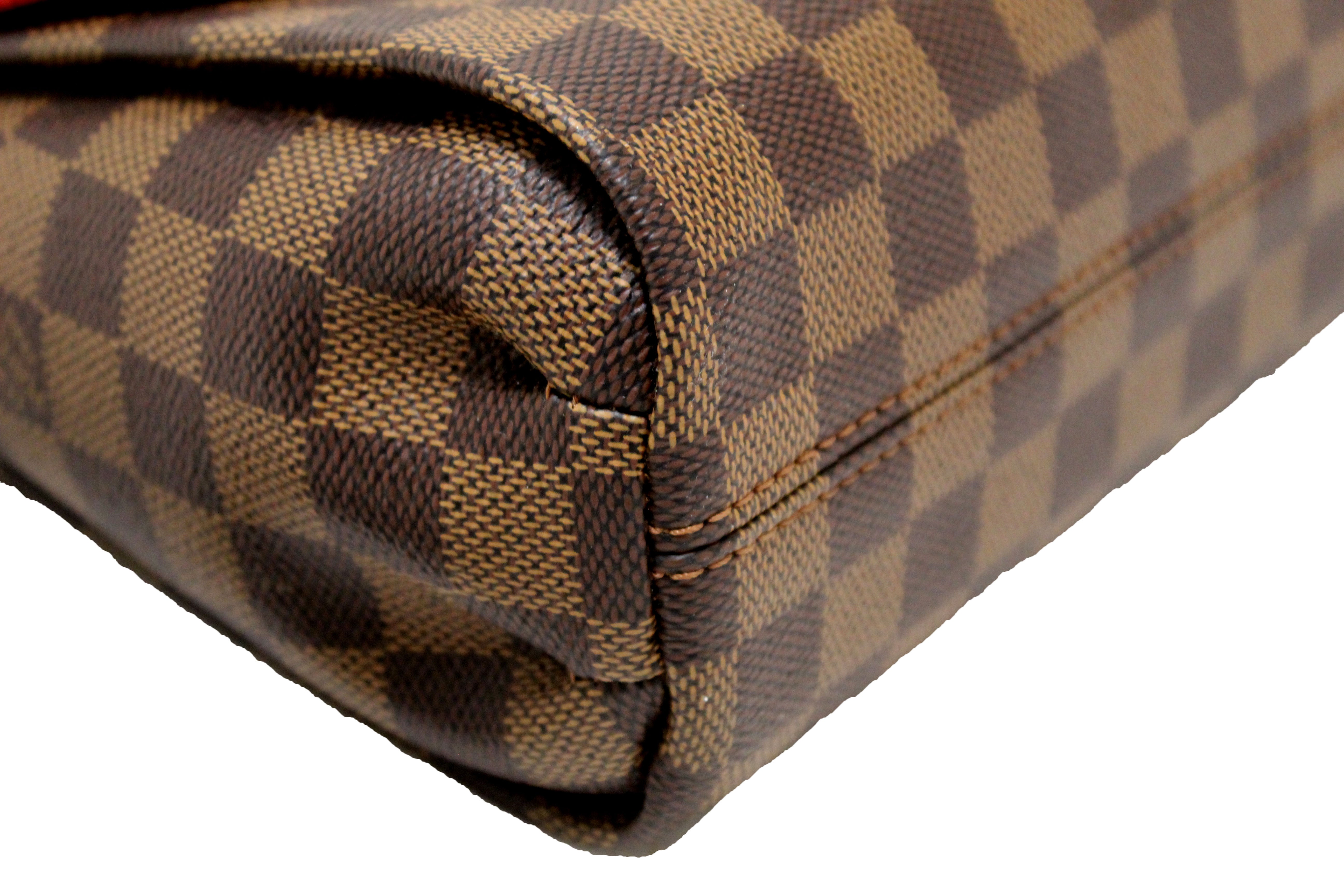 Authentic Louis Vuitton Damier Ebene Croisette Crossbody Bag - Luxury Designer Handbag & Messenger Purse for Women | Perfect for Work, Travel & Everyday Use