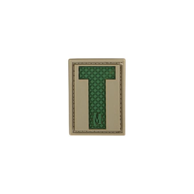 Letter T Morale Patch - Embroidered Iron-On Patch for Military, Police, Firefighter Uniforms & Backpacks - Perfect for Tactical Gear, DIY Crafts & Customization