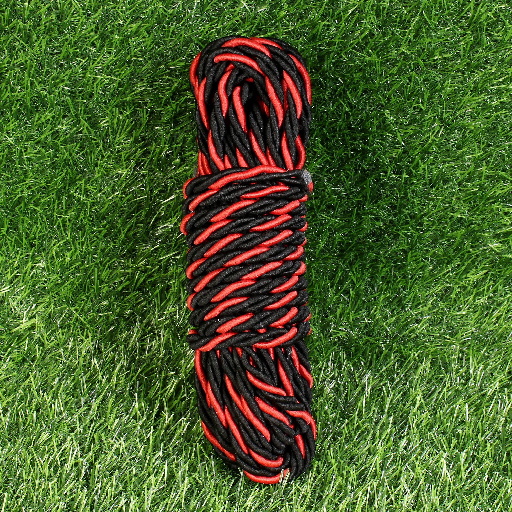 **MACH7 100CC Universal Motorcycle Leg Guard Rope - Red & Black Crash Protection for Bikes - Made in India - Fits Most Motorcycle Models - Ideal for Off-Road Riding & Urban Commuting**
