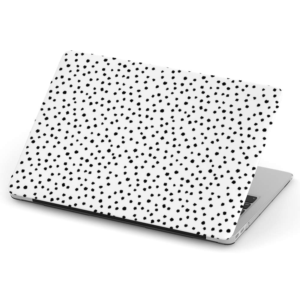 Hard Case Cover for MacBook Air 13 inch (Model A1369 & A1466 2010-2017) - Full Body Protection with Polka Dot Design - Perfect for School, Work & Travel