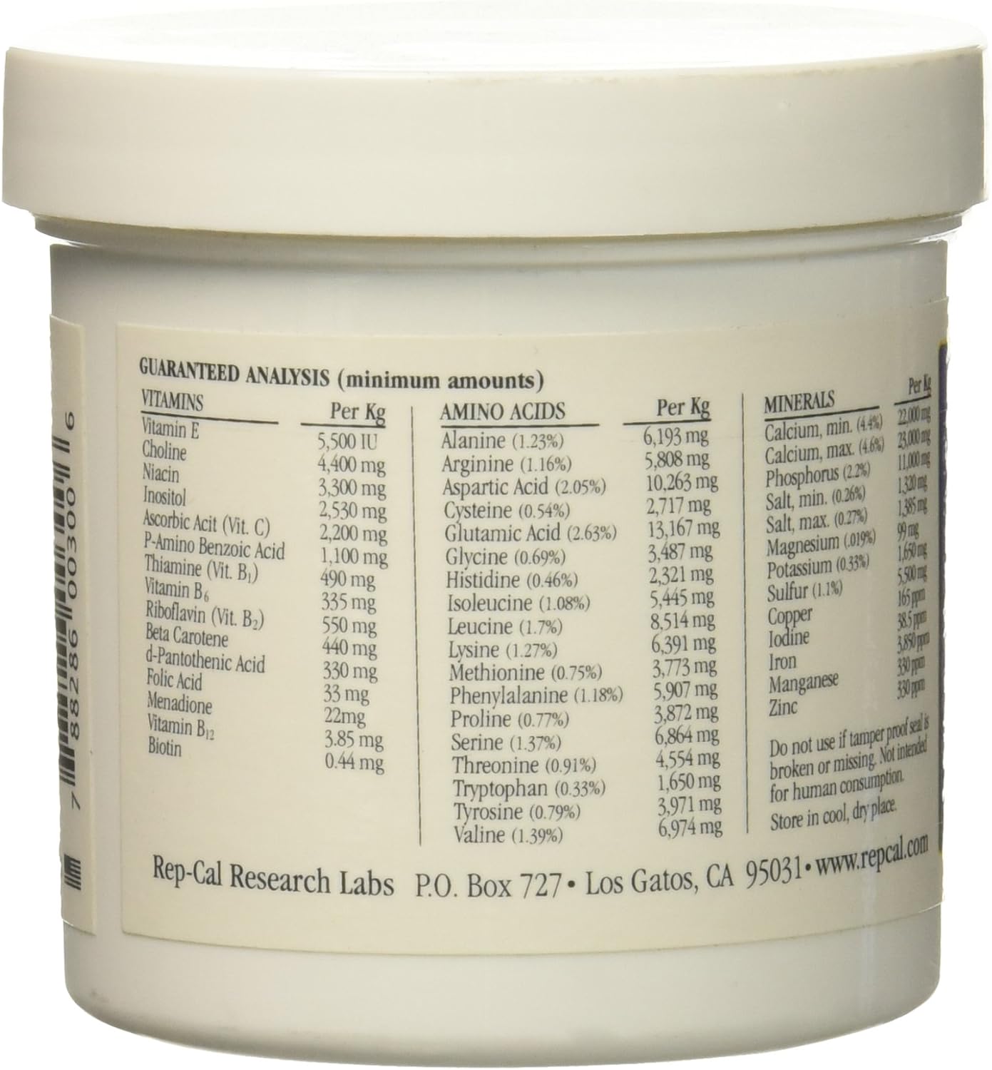 Rep Cal Herptivite Multivitamin for Reptiles & Amphibians - Essential Vitamin Supplement for Lizards, Turtles & Frogs - Supports Healthy Growth & Immune System - Ideal for Terrarium & Vivarium Pets