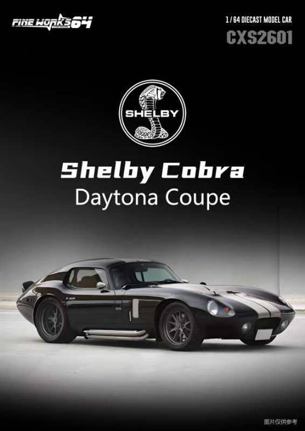 1:64 Shelby Cobra Daytona Coupe Diecast Model Car - Collectible Miniature Toy for Hobbyists & Car Enthusiasts - Perfect Gift for Birthdays, Christmas & Display Collection - Ideal for Home Decor, Office Desk & Model Racing Scenes