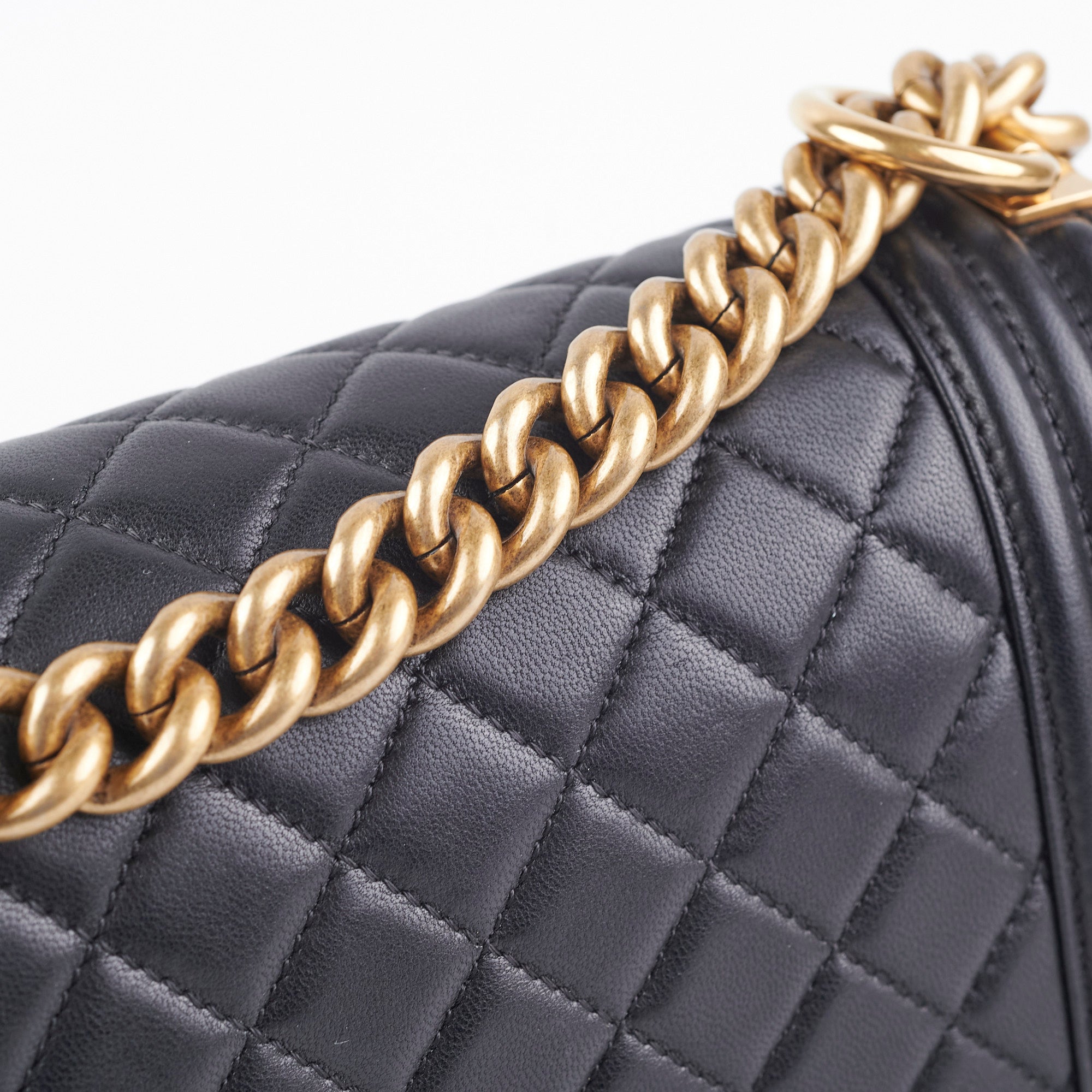 Chanel Old Medium Boy Bag in Black - Timeless Luxury Handbag for Women, Perfect for Evening Events & Daily Use