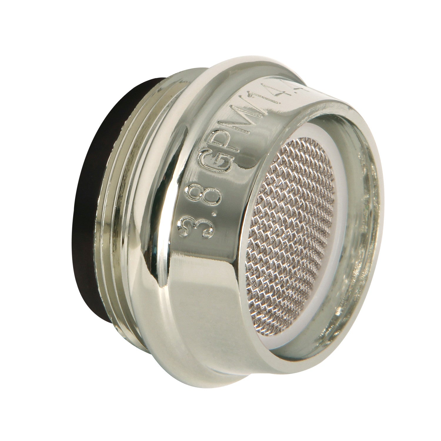 Cal Green KSSA3106 3.8 GPM High Flow Male Threaded Water Saving Aerator in Polished Nickel - Perfect for Kitchen Sink, Bathroom Faucet & RV Water Conservation