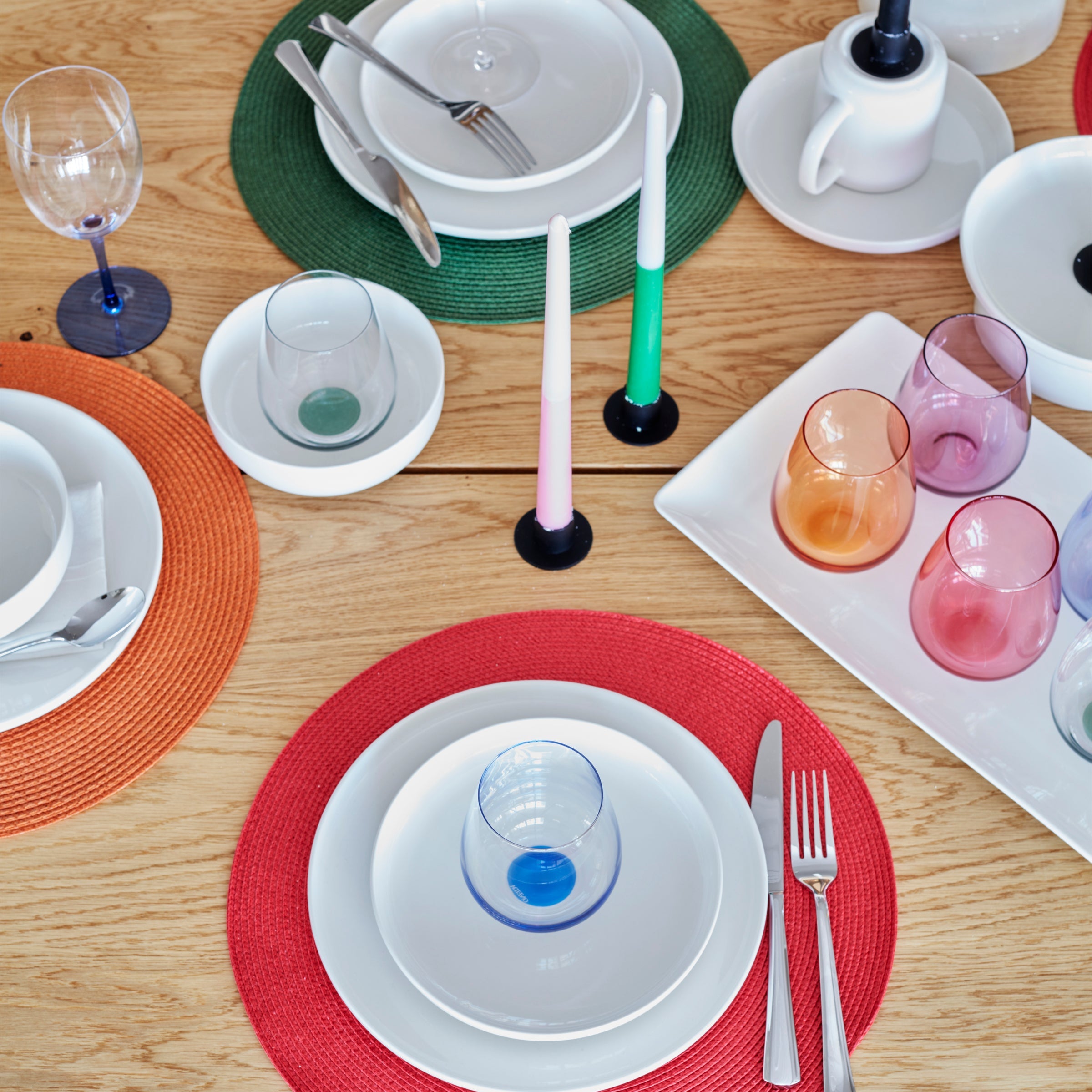 24-Piece White Dinnerware Set for 12 - Elegant Porcelain Plates, Bowls & Mugs - Perfect for Family Dinners, Parties & Restaurant Use