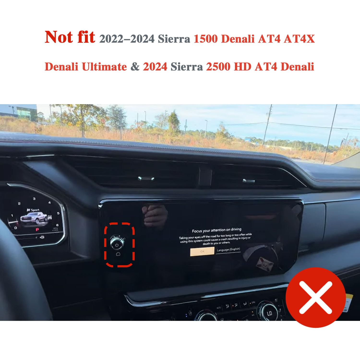 2022-2025 Chevy Silverado & GMC Sierra Universal Metal Dash Phone Mount | Heavy Duty Car Phone Holder for iPhone & Android | Perfect for GPS Navigation & Hands-Free Driving