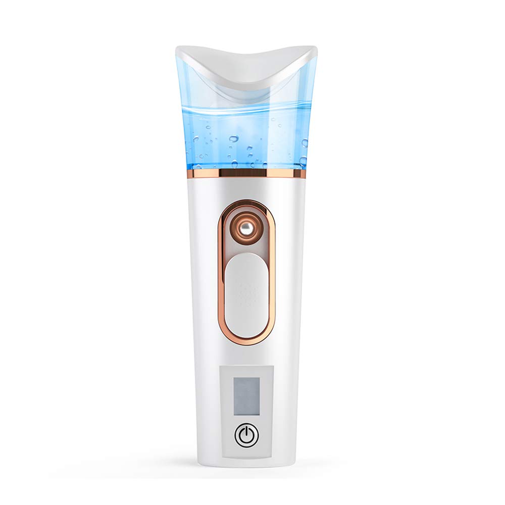 Portable Nano Mist Sprayer with Skin Moisture Analyzer - Large Capacity Facial Atomizer for Hydration & Moisturizing | Perfect for Travel, Eyelash Extensions & Daily Skincare Routine