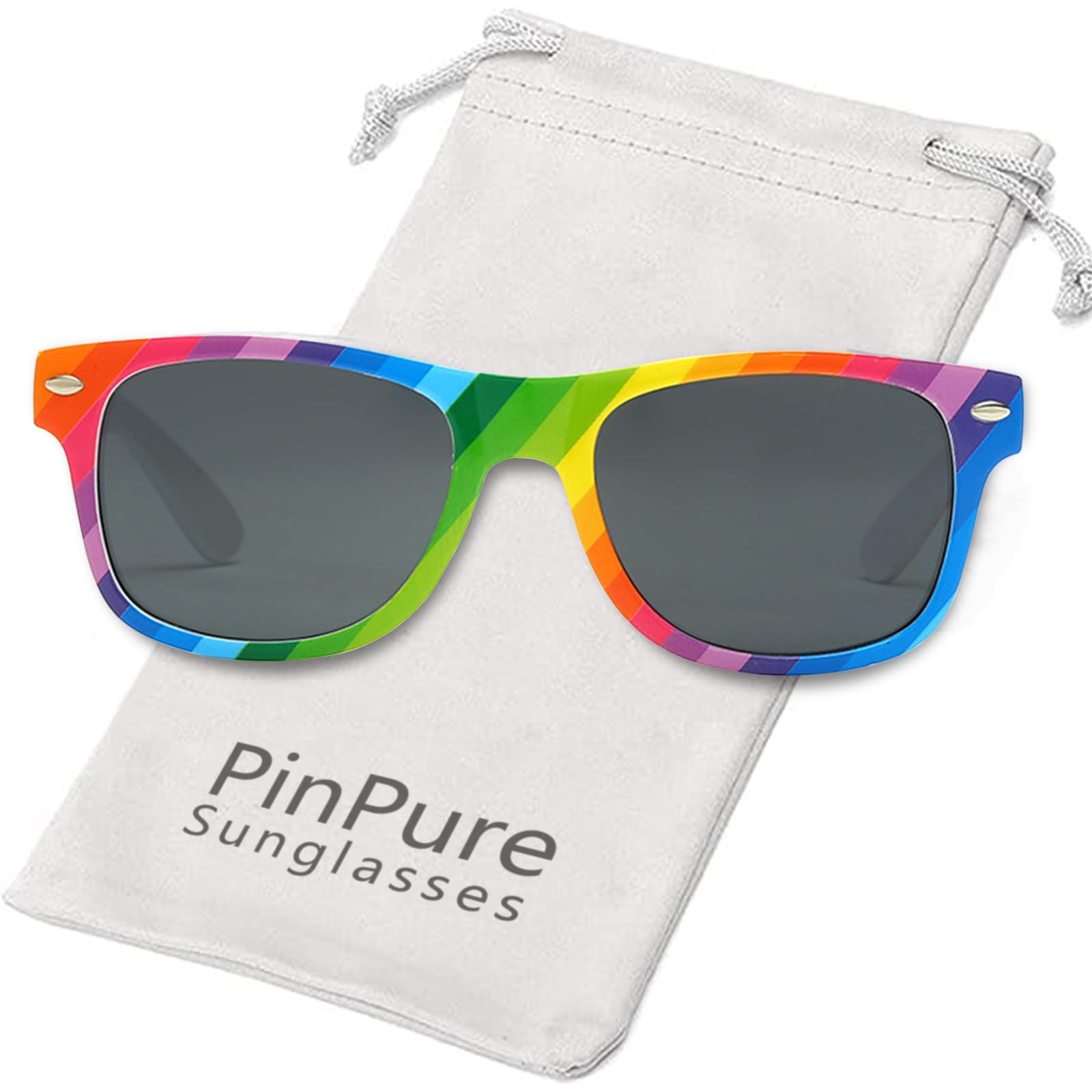 Stylish Polarized Sunglasses for Women & Men - Retro Fashion UV Protection Shades - Perfect for Halloween Parties, Beach Outings & Outdoor Activities