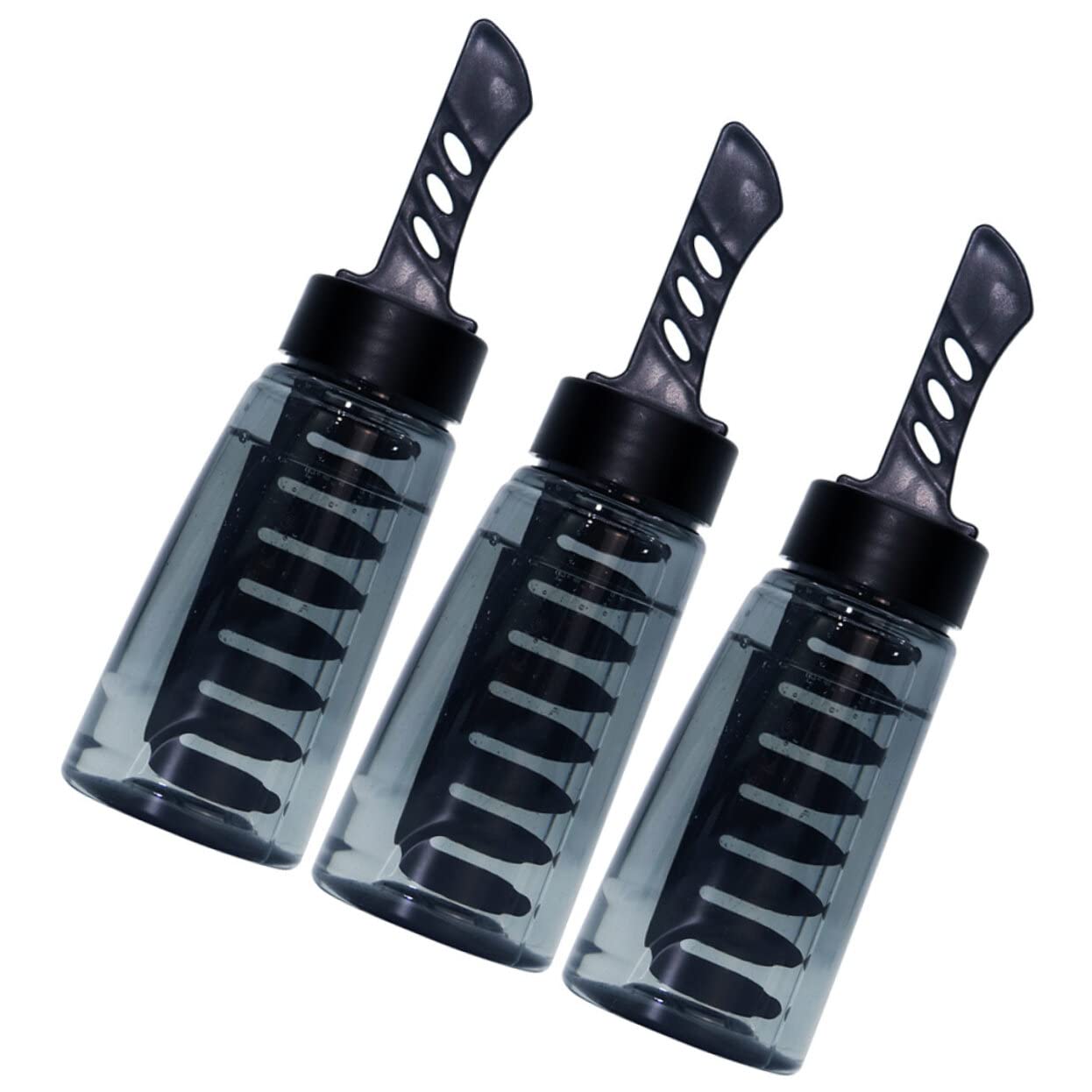 FOMIYES 3-Pack Barber Comb Set - Double Sided Styling Comb for Men with Soft Brush, Gray Hair Spray & Styling Gel Applicator - Professional Hair Styling Tools for Salon, Home & Travel Use