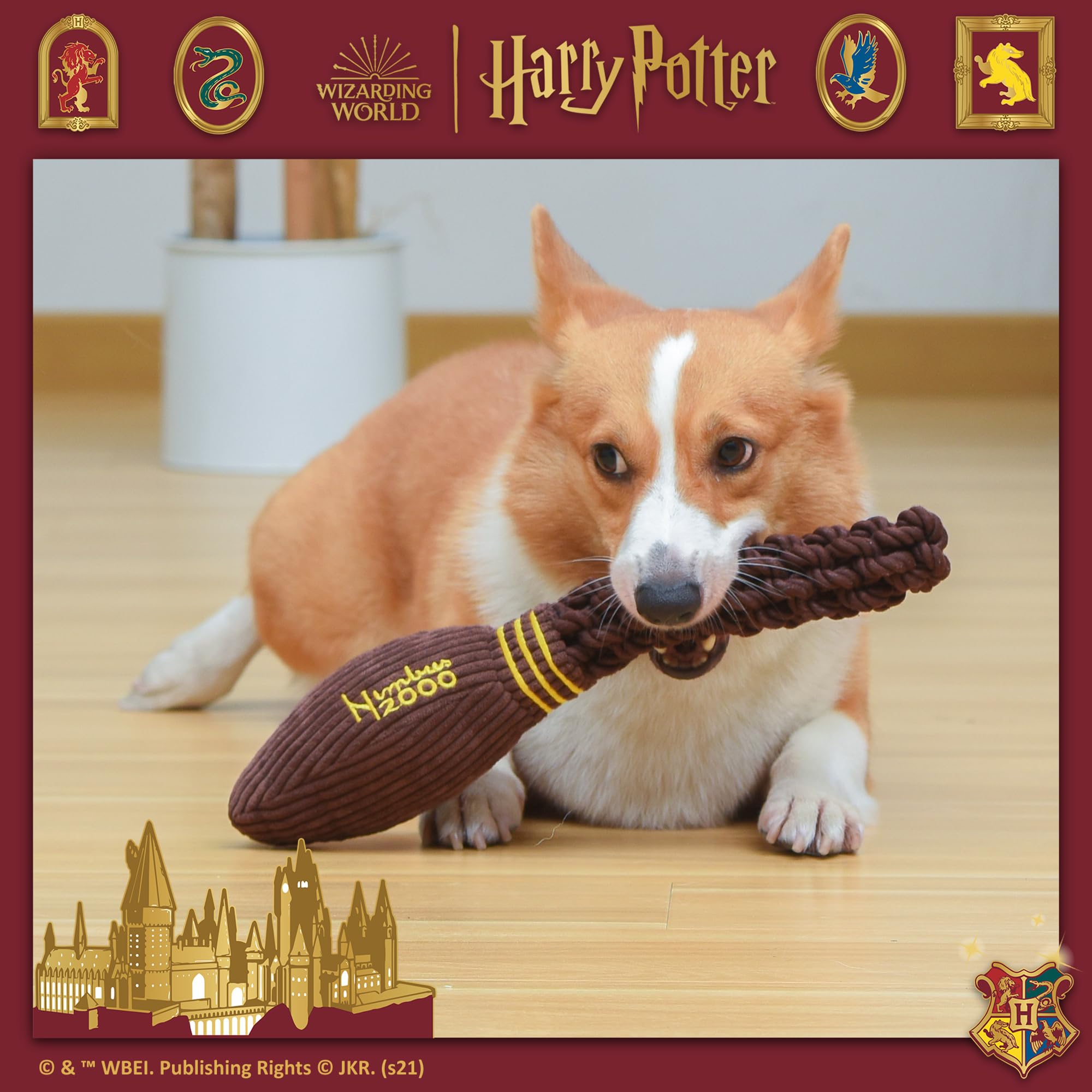Harry Potter Nimbus 2000 Dog Toy - 14