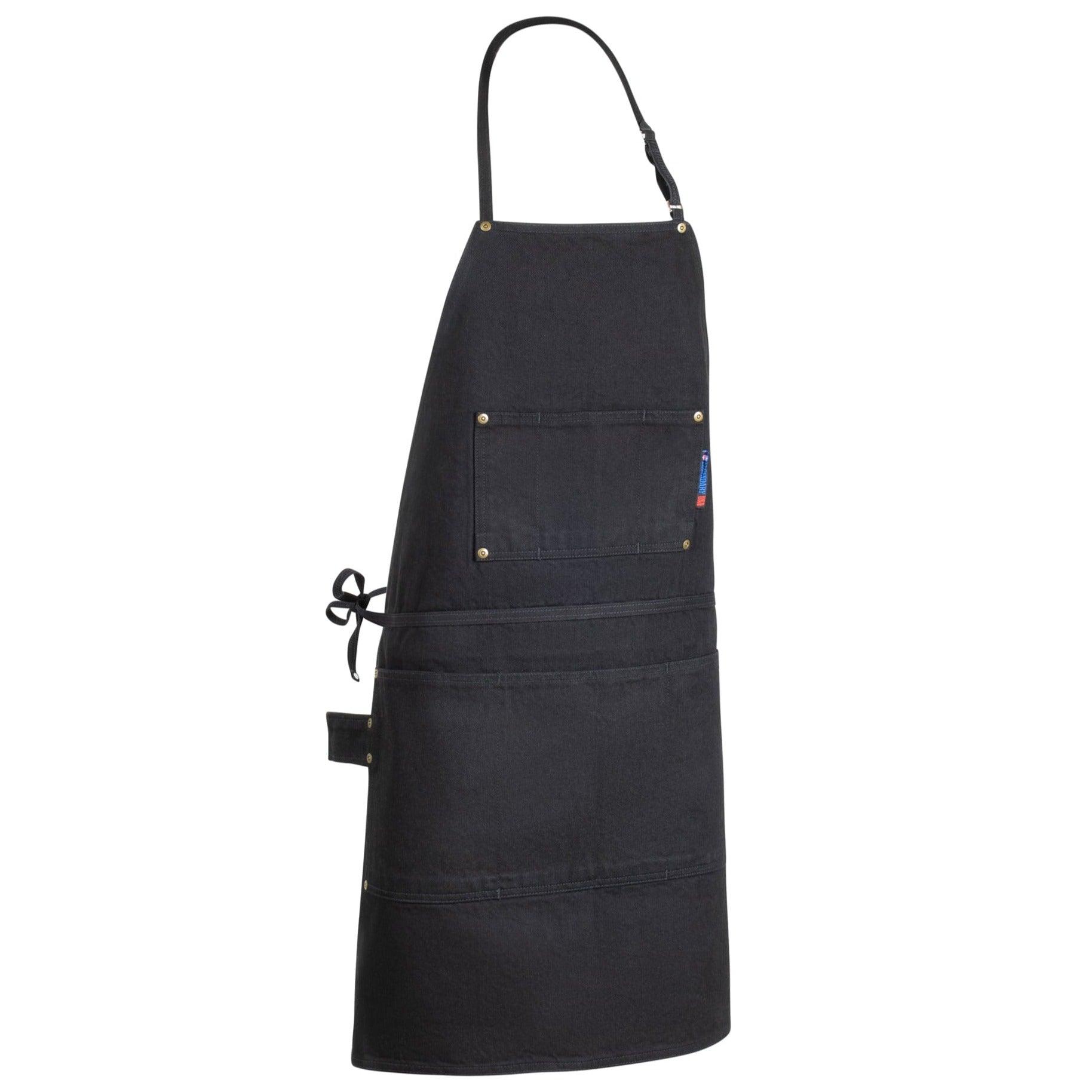 Heavy Duty Denim Work Apron for Men & Women - Durable Kitchen, BBQ, Gardening & Workshop Apron with Pockets - Legendary Work Horse Design