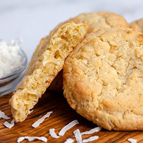 Drivin' Me Coconuts Cookies - 60 Individually Wrapped Coconut Cookies - Perfect for Office Snacks, Party Favors & Gift Baskets