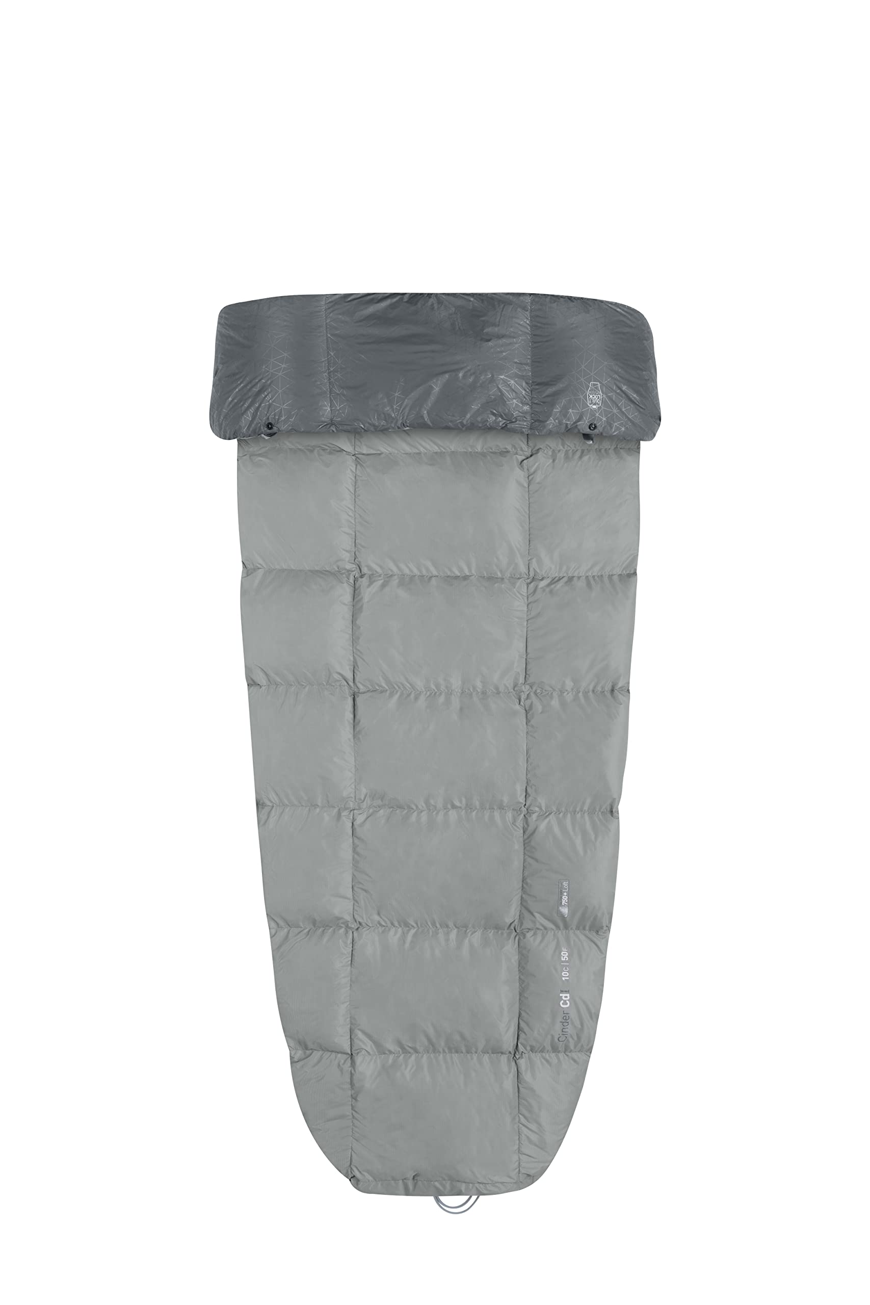 Sea to Summit Cinder 50-Degree Ultralight Down Backpacking Quilt - Compact & Warm Sleeping Bag Alternative for Camping, Hiking & Backpacking Adventures