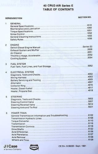 Cruz Air Series E 40E Excavator Crawler Service & Repair Manual - Complete Shop Guide for Case 40 Model | DIY Maintenance, Troubleshooting & Parts Replacement