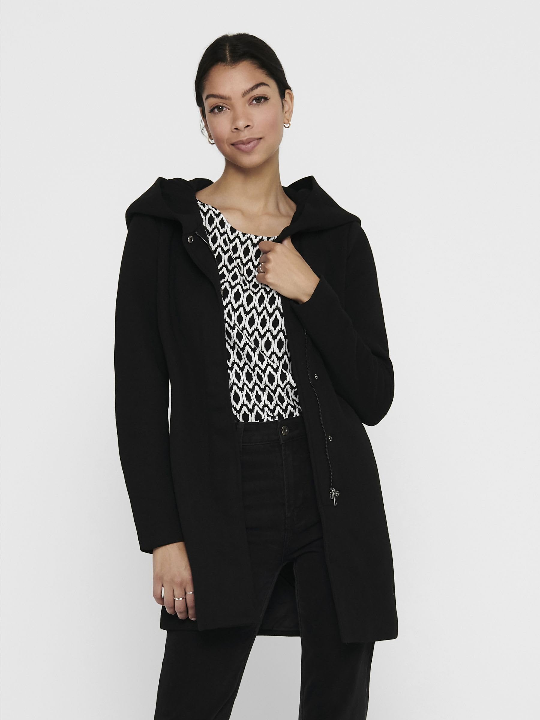 Sedona Lightweight Women's Coat - Noos 15142911 Black | Stylish Outerwear for Fall & Winter | Perfect for Casual Outings & Office Wear