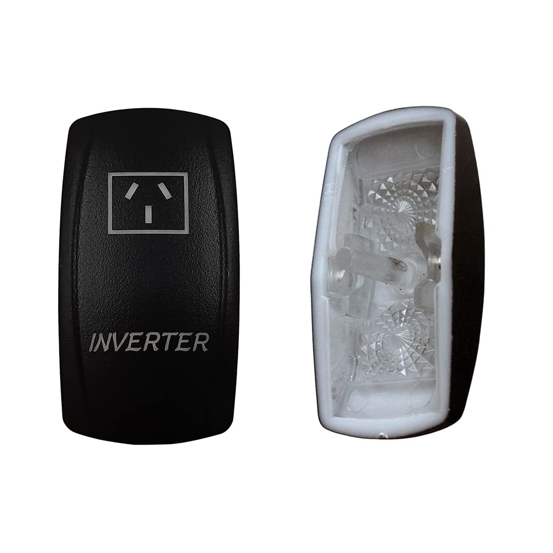 Laser Engraved Illuminated Rocker Switch Cover for Car & Boat Dashboard - Waterproof & Durable - Perfect for Marine, RV, and Automotive Applications