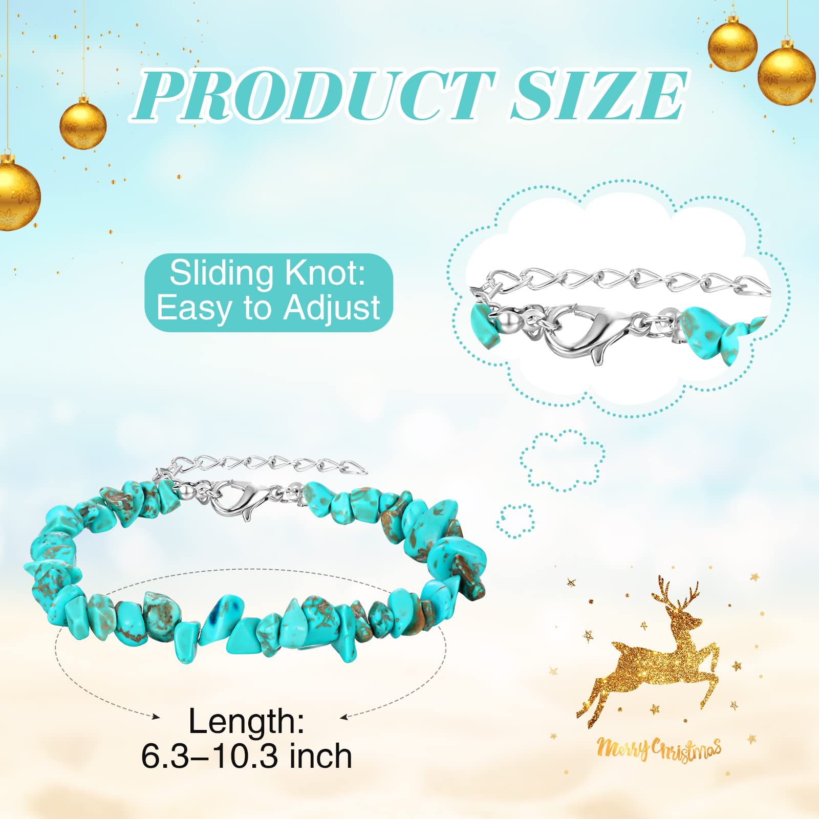 Hicarer 21-Piece Surfer Wave Bracelet Set - Adjustable Waterproof Handmade Ocean Wave Friendship Bracelet & Anklet Jewelry for Women - Perfect for Beach Parties, Summer Festivals & Boho Fashion