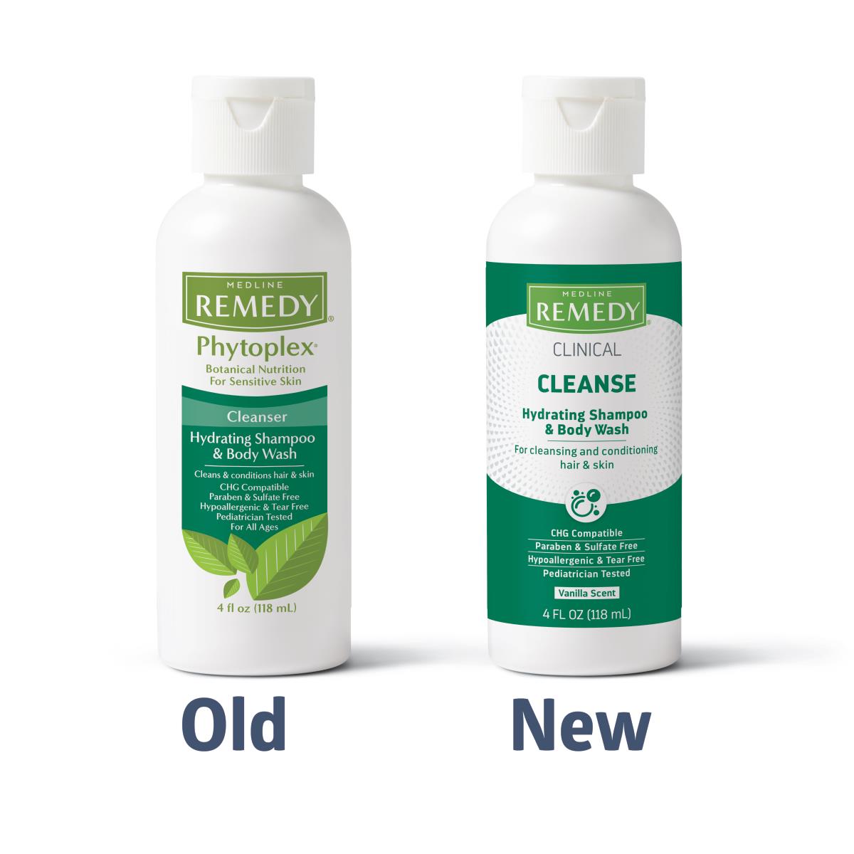 Medline Remedy Clinical Hydrating Shampoo & Body Wash - Moisturizing & Gentle Cleanser for Dry Skin & Hair (Various Sizes) | Ideal for Hospitals, Nursing Homes & Home Care Use