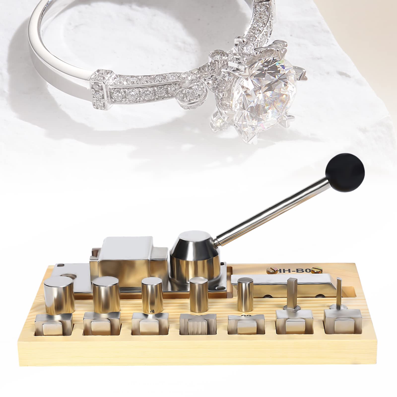 KinHall Jewelry Ring Bending Machine - Professional Multifunctional Ring & Earring Bender Tool Set for Jewelry Making & Repair | Perfect for Jewelers, DIY Crafters & Small Business Owners | Jewelry Workshop & Home Studio Essential