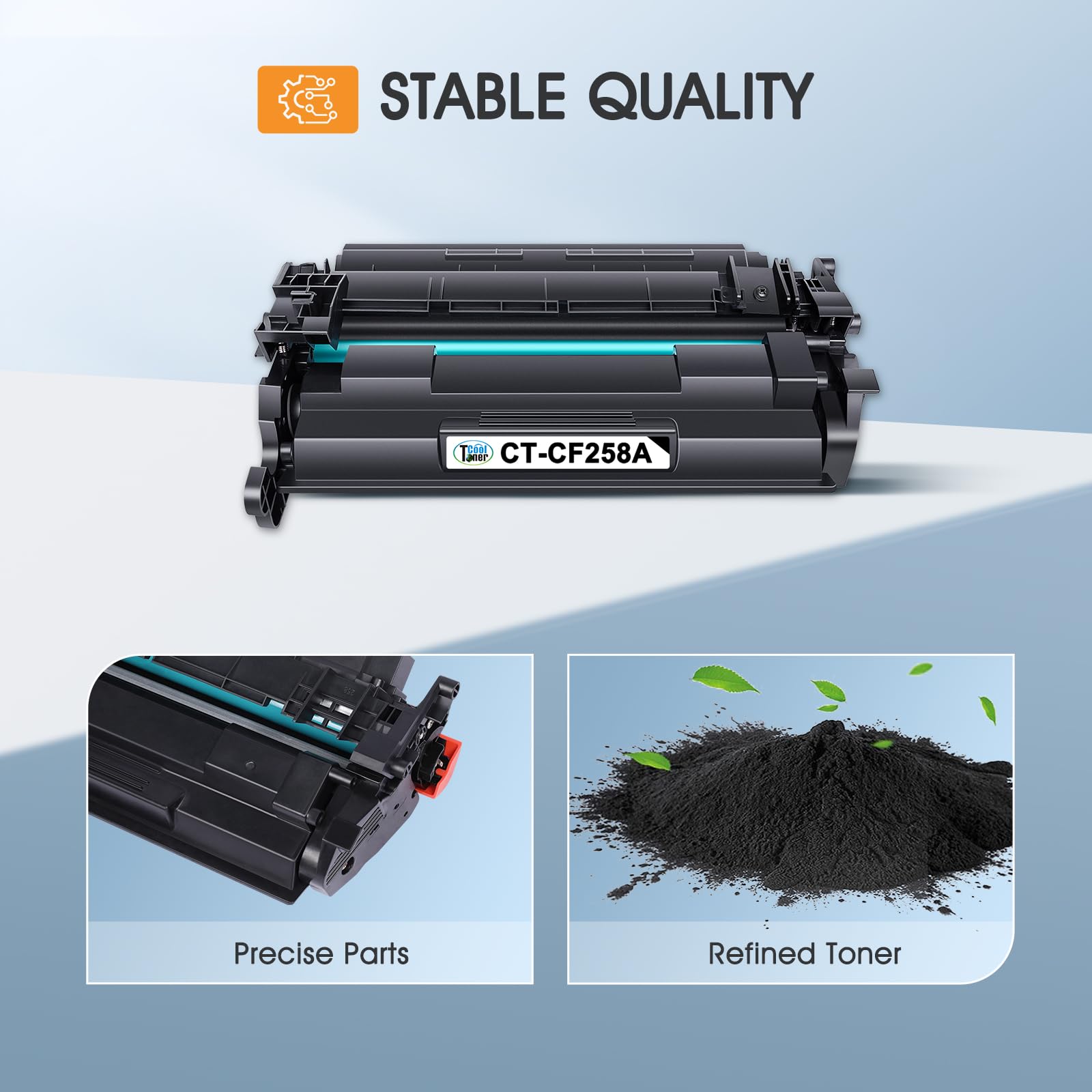 Original Title: Cool Toner 58A CF258A Black Toner Cartridge Replacement for HP 58A CF258A Toner for HP Laserjet Pro M404n M404dn MFP M428fdw M428fdn M428dw Printer Ink 2-Pack    Optimized Title:   **HP 58A CF258A Black Toner Cartridge Replacement (2-Pack) - Compatible with HP LaserJet Pro M404n, M404dn, M428fdw, M428fdn, M428dw Printers - High-Yield Printing for Office & Home Use**