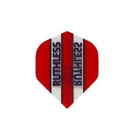 Ruthless Plain Darts Flights - Standard Shape for Steel Tip & Soft Tip Darts - Perfect for Casual Play, Tournaments & Practice at Home or Bar
