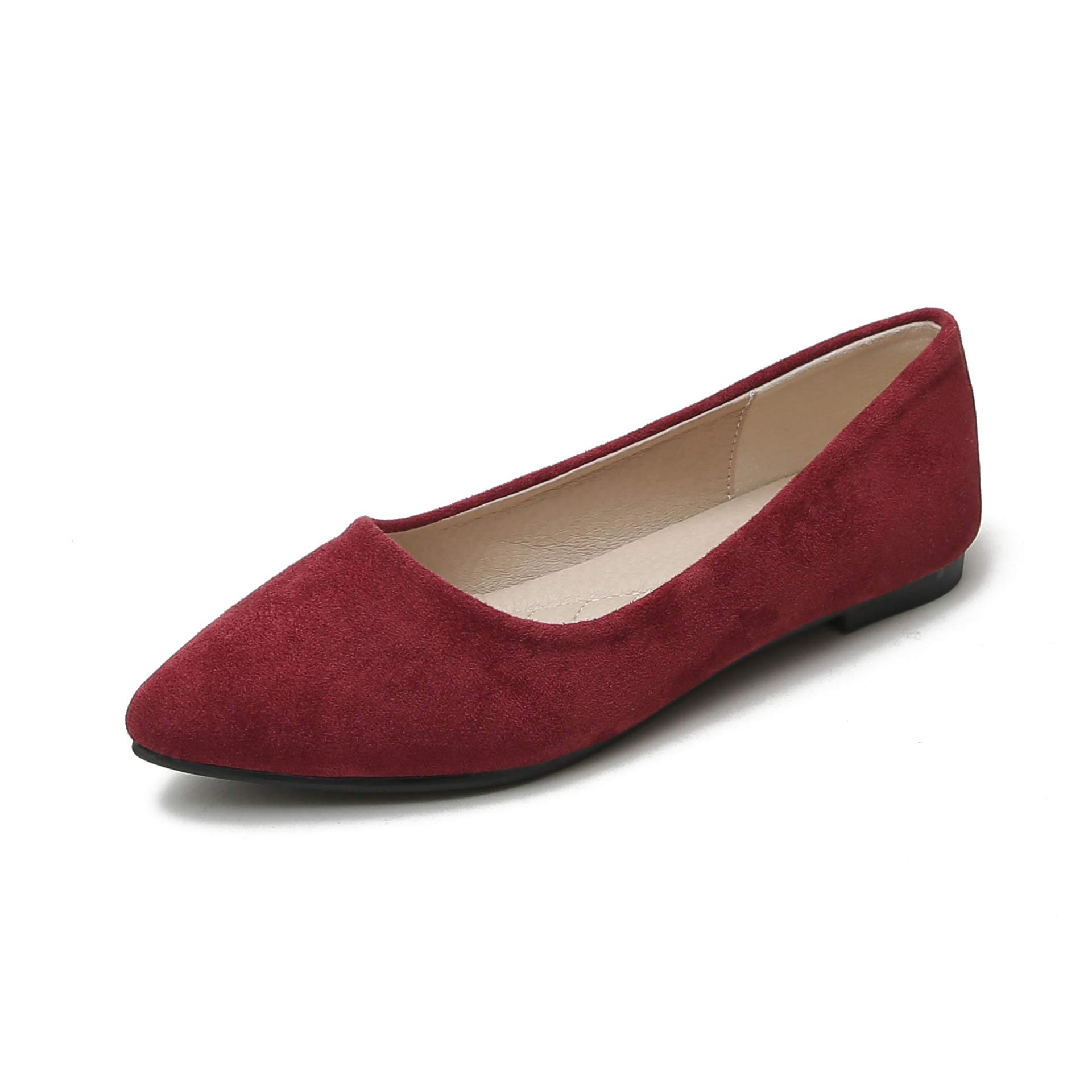 Stunning Women's Slip-On Ballet Flats - Soft, Comfortable & Classic Pointed Toe Shoes for Casual Wear, Office & Dance